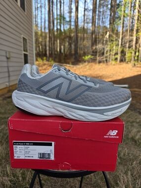 New Balance FF 1080 V14 M108014G Gray Running Shoe Men Sz 13 D With Box Worn 2x